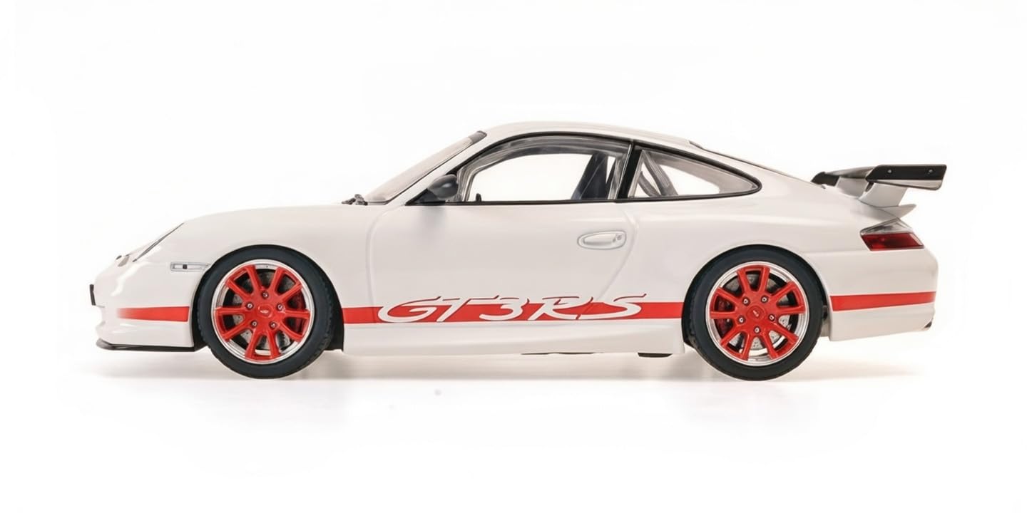 Minichamps 155062020 - Porsch. 911 GT3 RS White with Red Stripes
